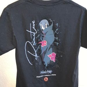 Black primitive x naruto tee